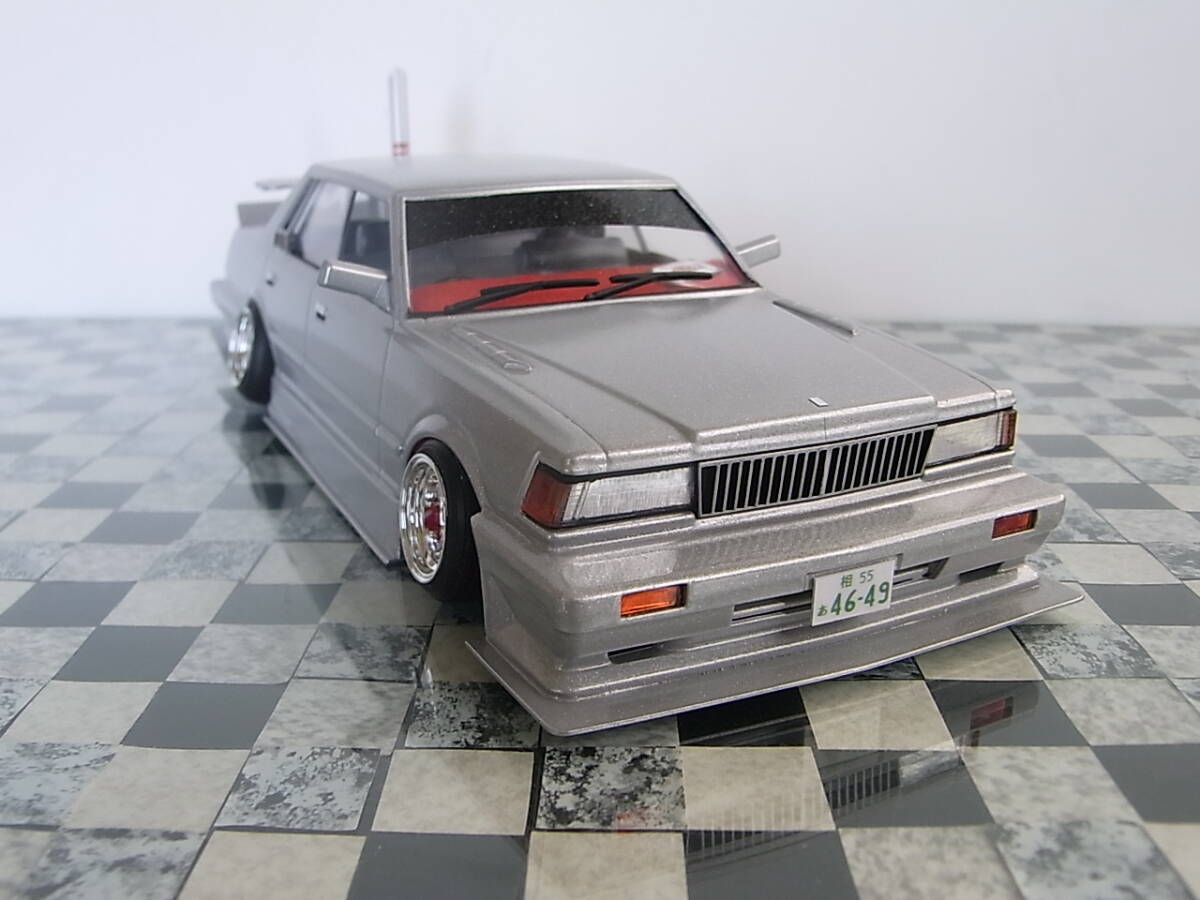 **1/24 final product 430 Cedric old car group car highway racer gla tea n lowrider full kit **