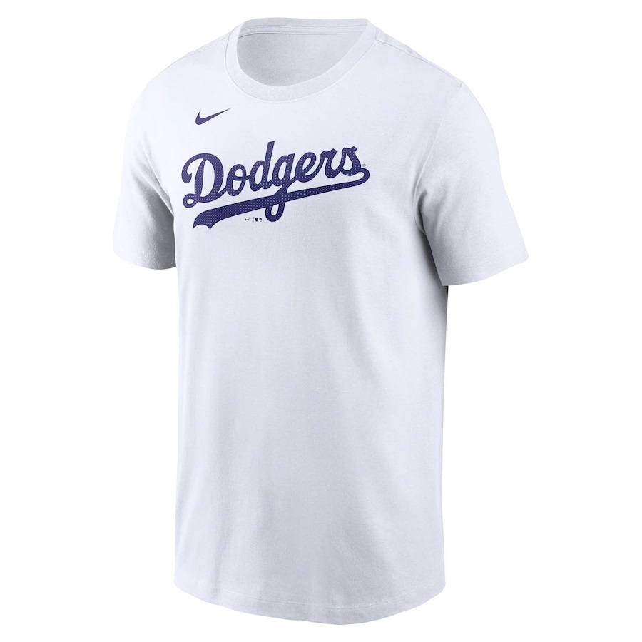 新品未使用! MLB公式 ナイキ LAドジャース 大谷翔平 ネーム&ナンバーTシャツ #17 Lサイズ ホワイト 白 フォログラムシール付 NIKE OHTANI