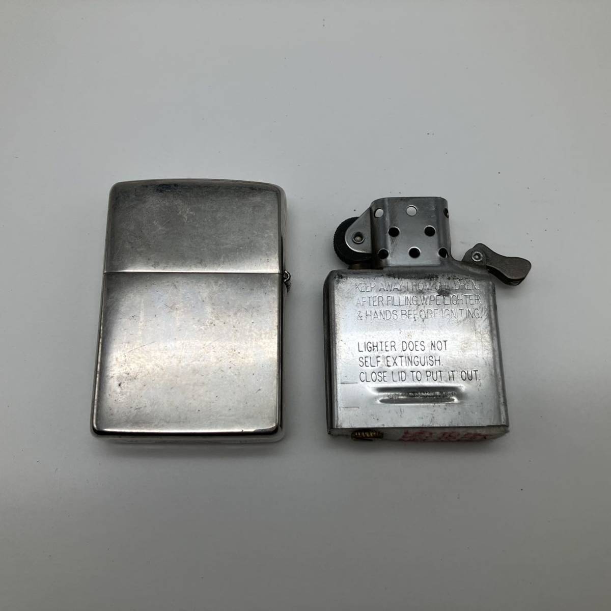 ▲【売り切り】Zippo（ジッポ）オイルライター 無地 2012年8月製造 喫煙具 _画像6