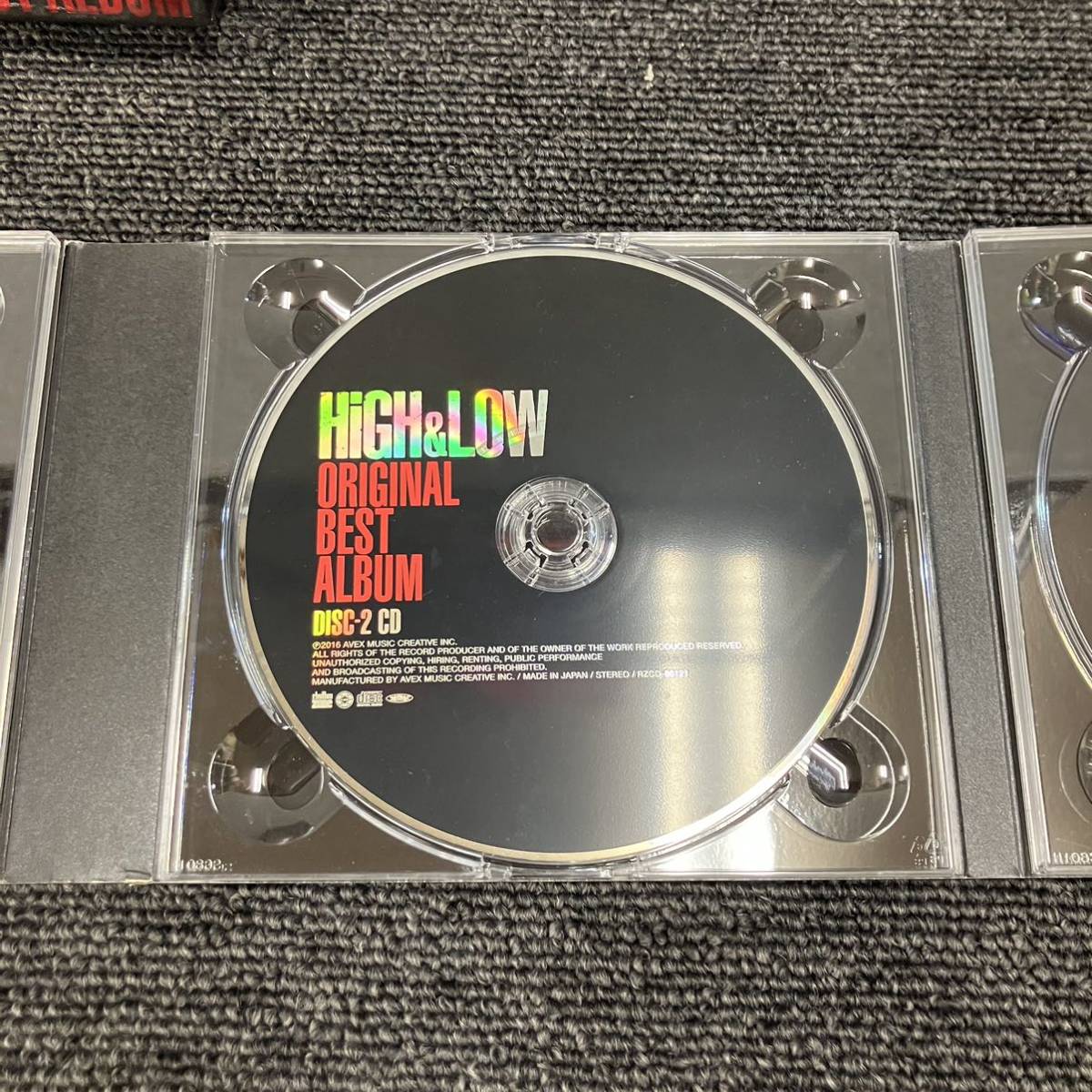 ■【売り切り】HiGH&LOW ORIGINAL BEST ALBUM《CD2枚》 ※DISC3欠品_画像6