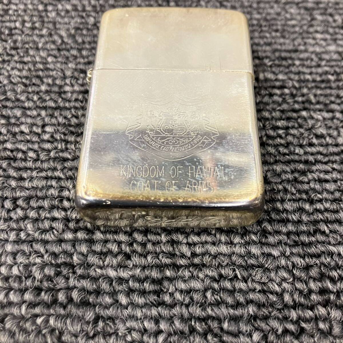 ◎【売り切り】Zippo（ジッポー）オイルライター KINGDOM OF HAWAI COAT OF ARMS STERLING シルバー 喫煙具_画像9