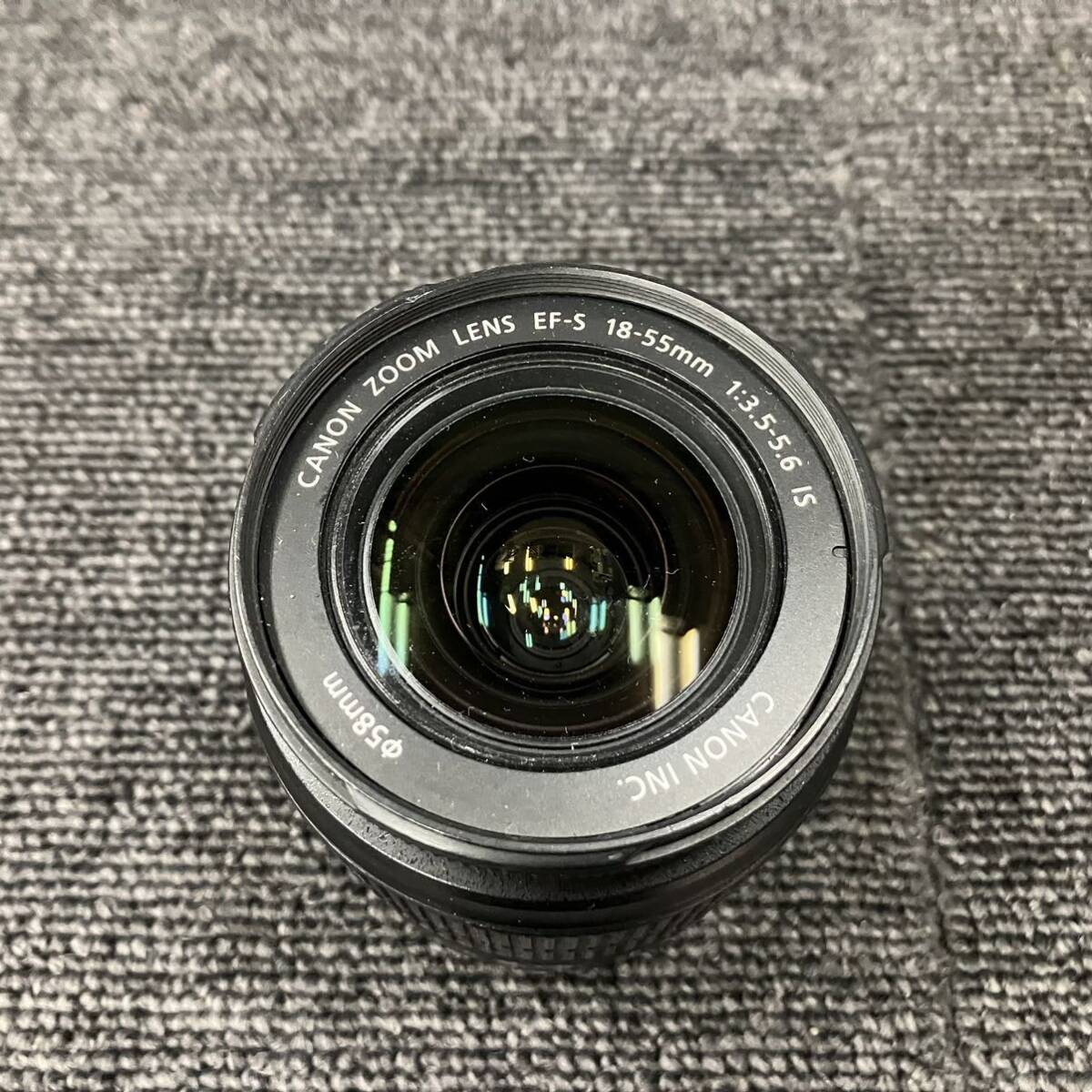 ◯【売り切り】Canon（キャノン）デジタル一眼レフ EOS Kiss X3 lens ZOOM LENS EF-S 18-55mm f3.5-5.6 IS_画像7