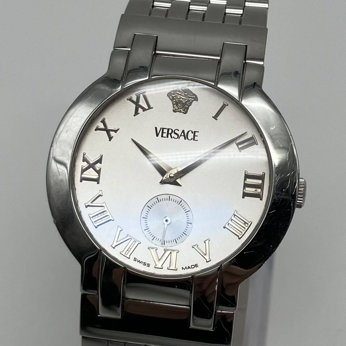◯【売り切り】VERSACE（ヴェルサーチ）メンズ腕時計 BLQ99 QZ_画像1