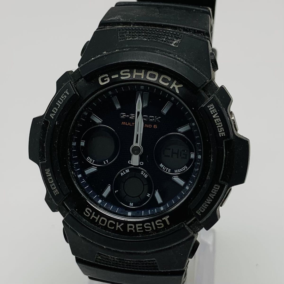◇【売り切り】CASIO（カシオ）メンズ腕時計 G-SHOCK AWG-M100SB 電波ソーラー _画像1