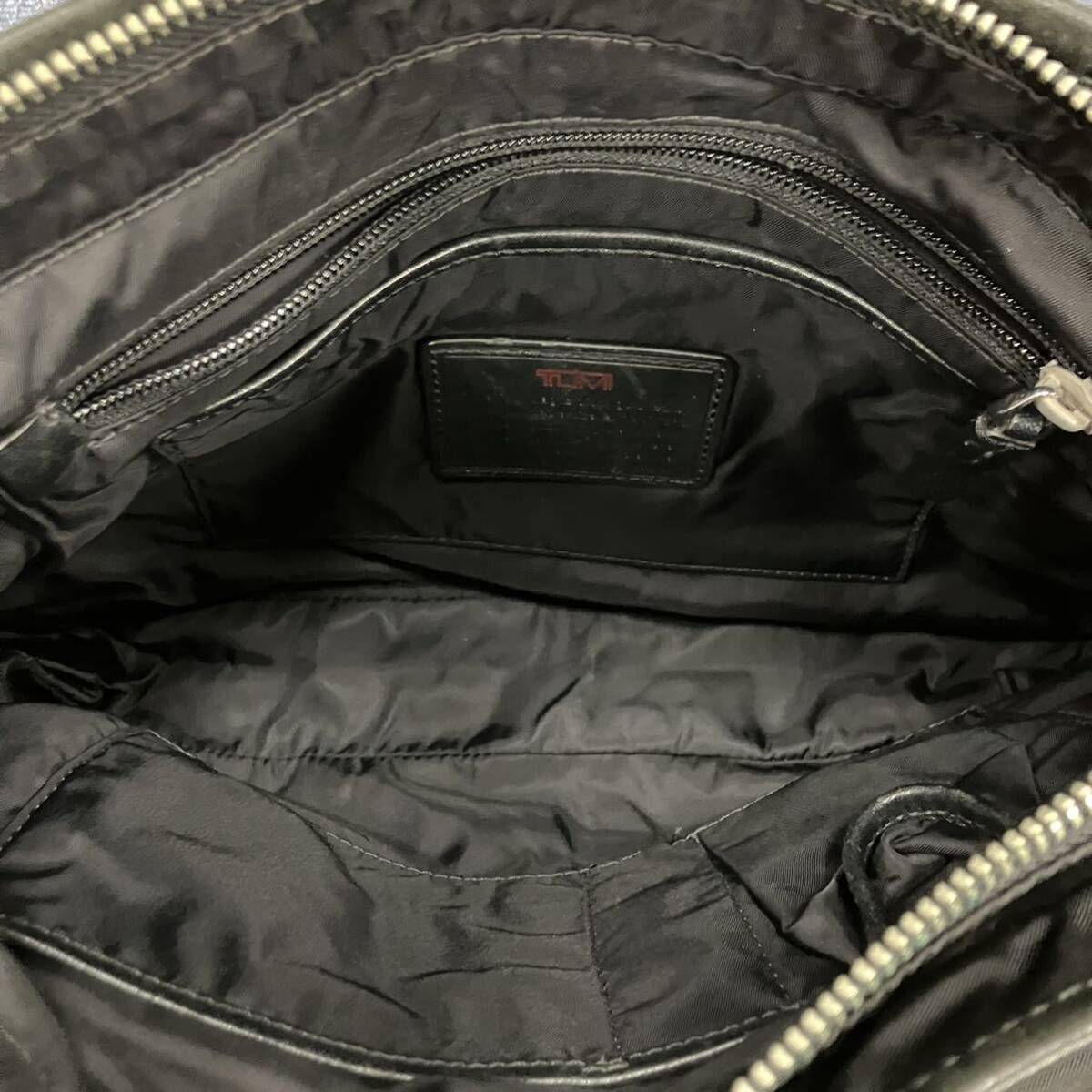 ◇【売り切り】TUMI トゥミ ショルダーバッグ ナイロン ブラック _画像6