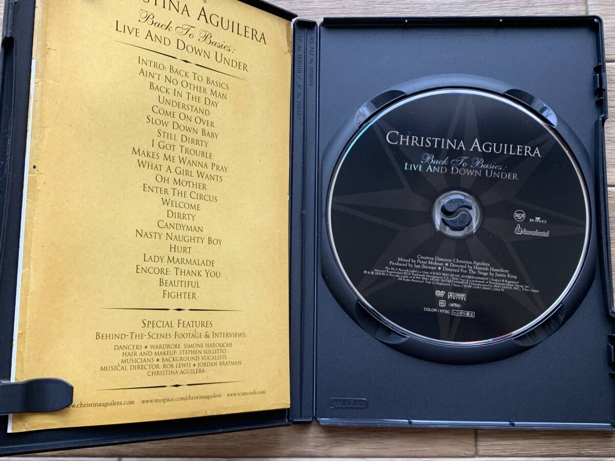 クリスティーナ・アギレラ バック・トゥ・ベーシックス:ライヴ・アンド・ダウン・アンダー CHRISTINA AGUILERA DVD/AD の画像2