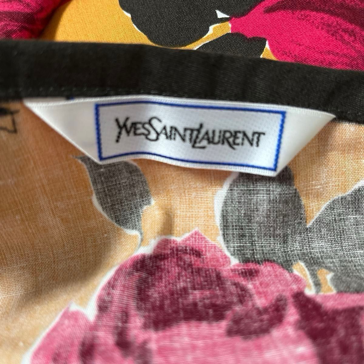 Yves Saint Laurent YSL イヴ・サンローラン エプロン 