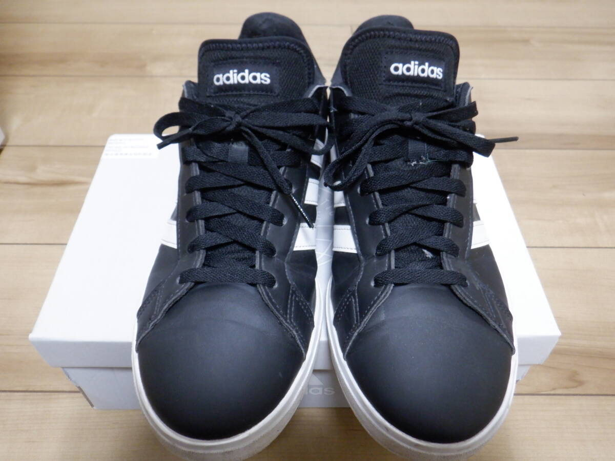 ★★★ adidas GRANDCOURT BASE 2.0M ブラック US9.5/27.5cm アディダス スニーカー グランドコート ★★★_画像3