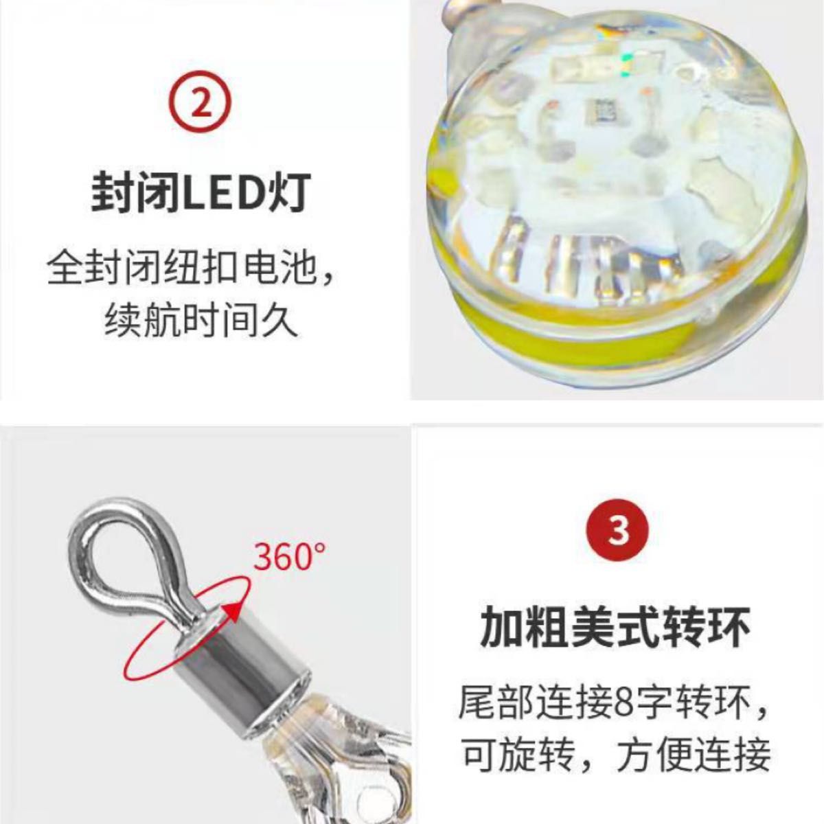 集魚灯　魚目型　魚眼型　LED集魚灯　ライト　発光　点滅 LED集魚灯 魚眼型集魚灯 水中ライト フィッシュアイライト