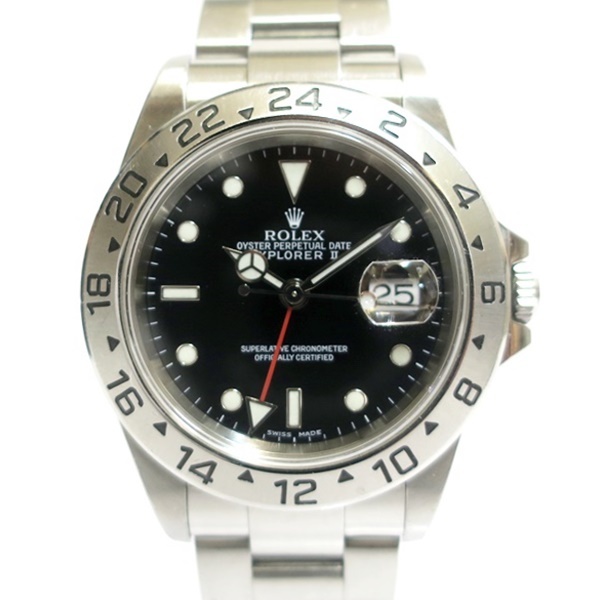 Rolex Rolex 16570 Explorer 2 SS Автоматические мужские часы k -number [без наличных на доставке] Используемые товары, используемые AB