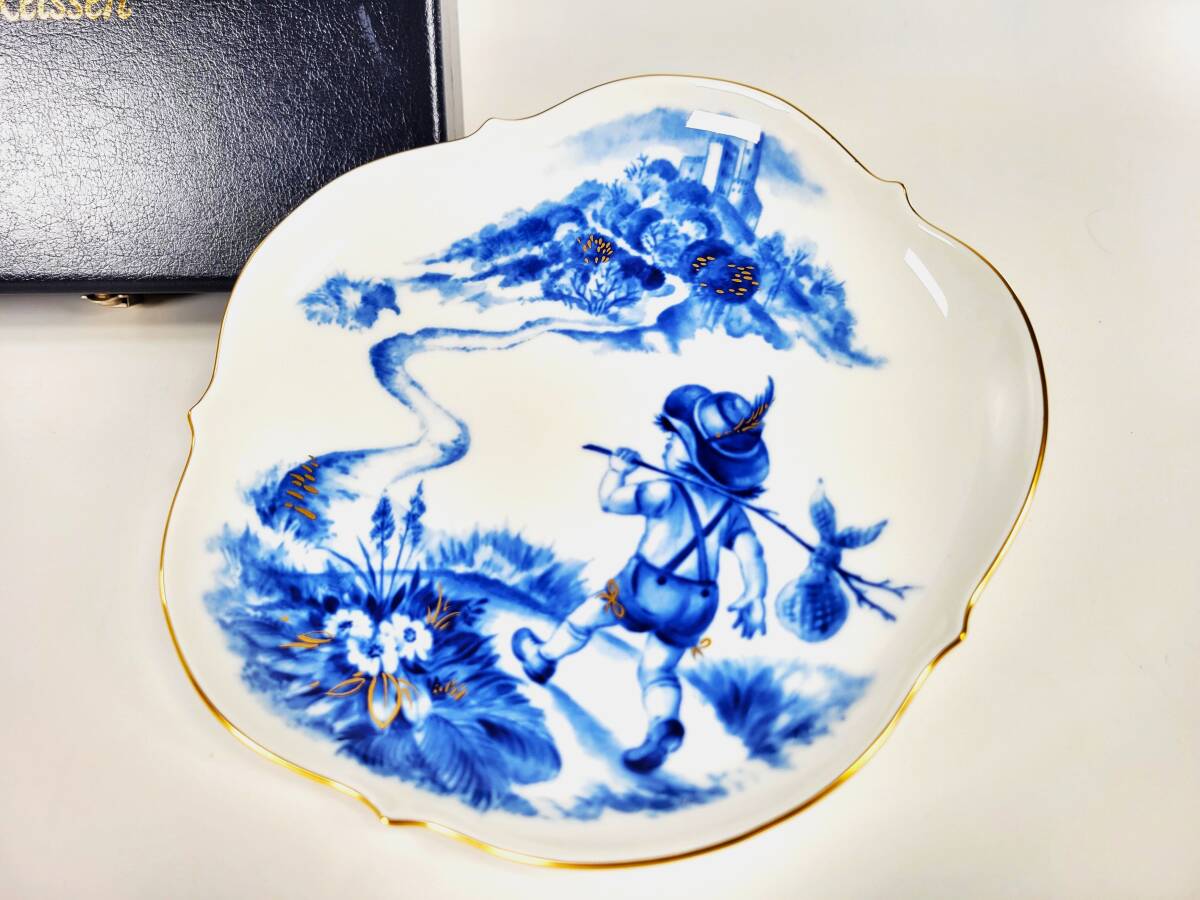 長期保管品・未使用品】 Meissen マイセン メモリアルプレート 長期保管品・未使用品】 Meissen マイセン メモリアルプレート