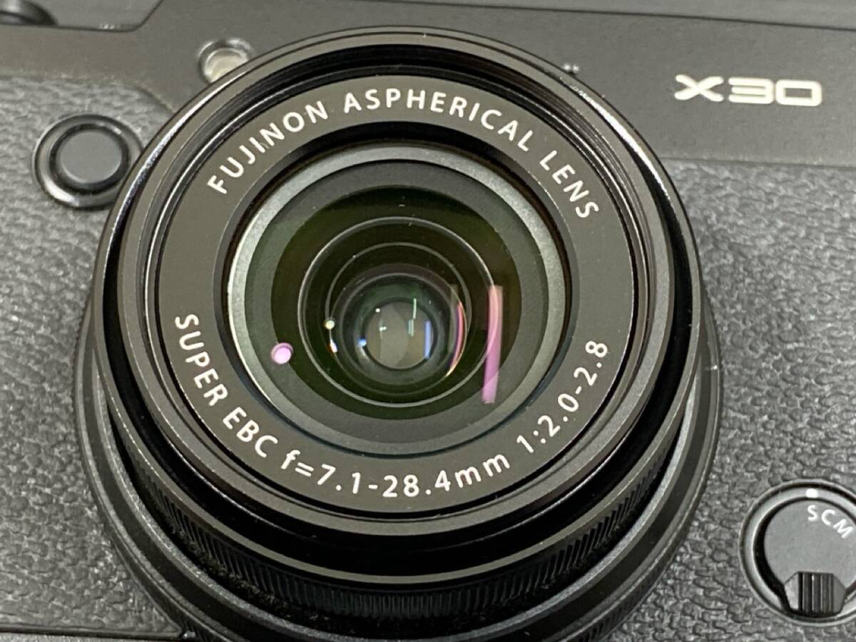 3/007【FUJIFILM】富士フイルム　X30　ブラック　カメラ　ｆ=7.1-28.4㎜　デジタルカメラ　コンパクトデジタルカメラ_画像5