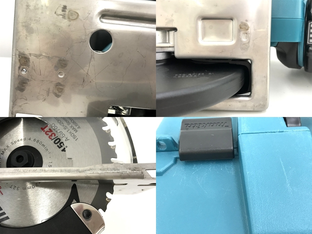 ●【同梱不可】【140】店頭展示未使用品 makita マキタ CS551DRG 150mm 充電式チップソーカッタ 18V 6.0Ah バッテリ1個 充電器 ケース付き_画像9