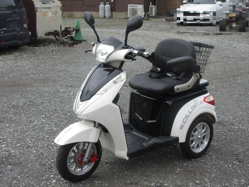  Mobil Japan electric three wheel minicar bike [..?]CILLOO1 new car? 967km MOBILE JAPAN thing ( Gyro Senior Car e-APPLE LALA trike 