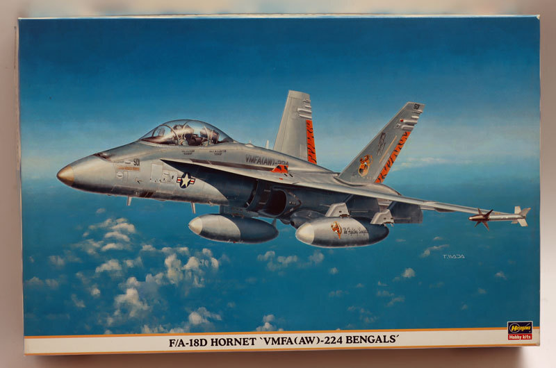 ハセガワ1/48 F/A-18Dホーネット VMFA(AW)-224 ベンガルズ A-013