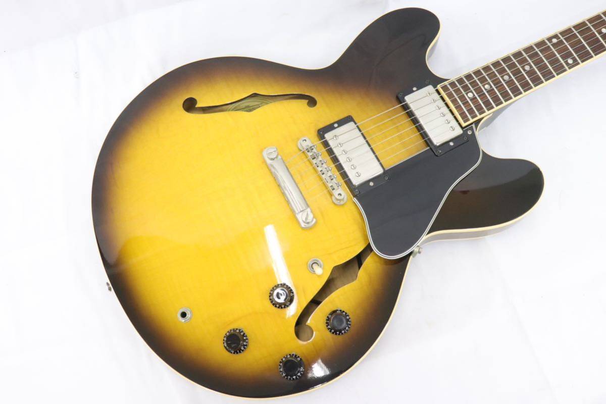 超希少、、 Gibson USA ES335 セミアコースティックギター セミアコ Serial.91099354 Vintage burst ギブソン 激レア ビンテージ_画像5