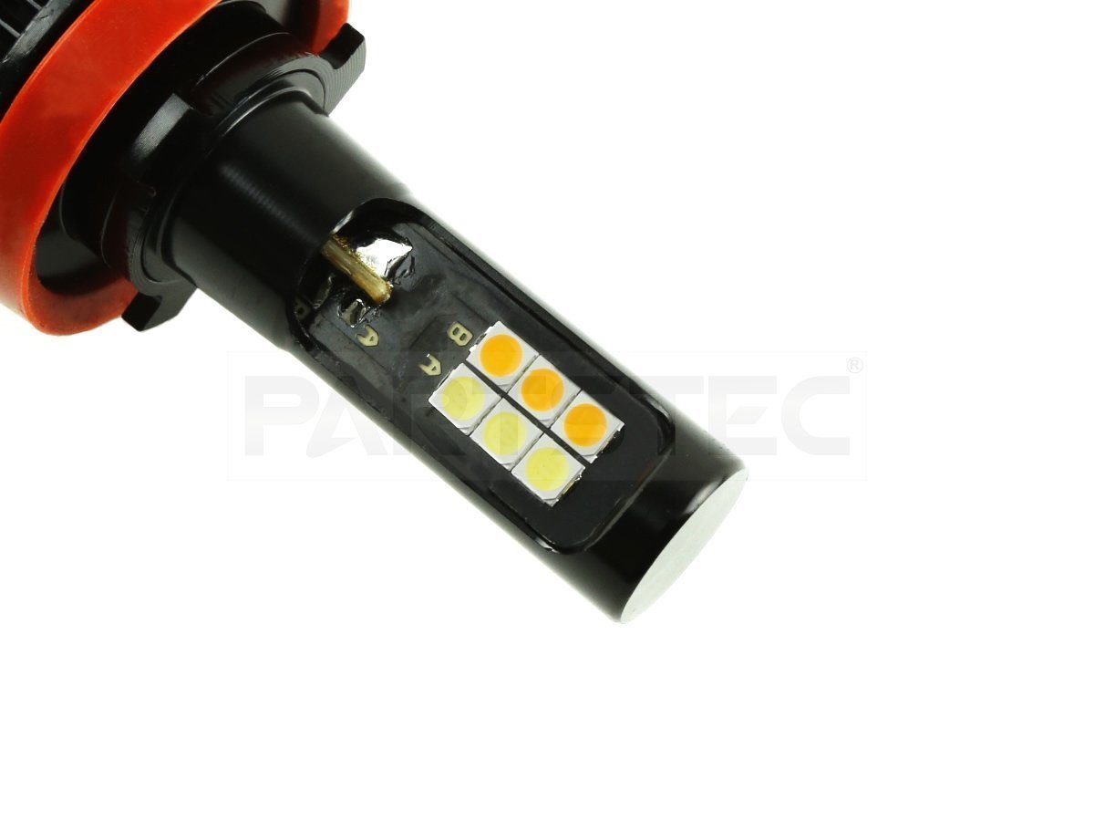ロードスター LED フォグ H8/H11/H16 バルブ 2個 2色切替 白/黄色 40W級 5200lm デュアルカラー /134-53 A-1_画像3