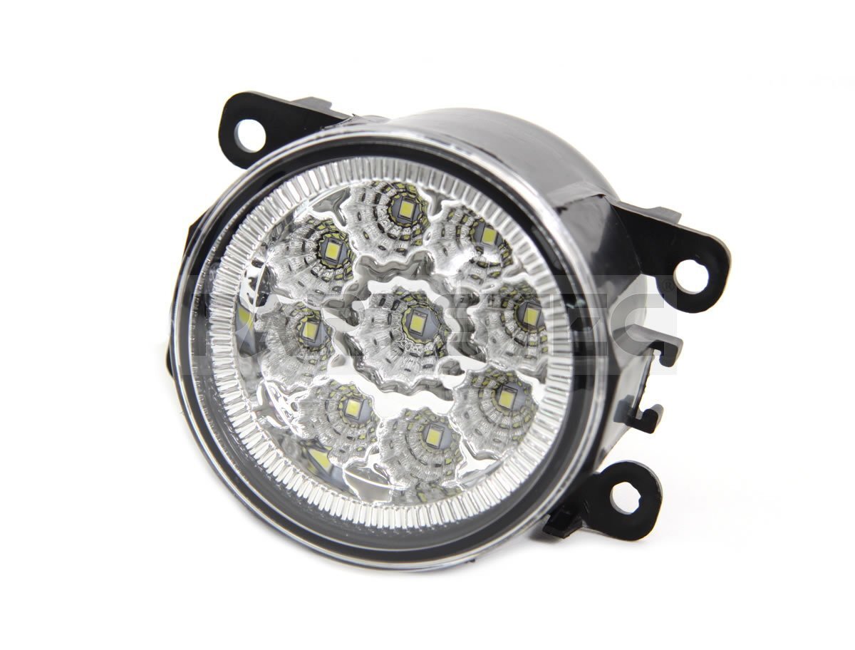 汎用 日産 スズキ LED フォグ ランプ ユニット ホワイト 純正形状 ハスラー MR31S アルトラパン HE22S パレットSW MK21S /134-48_画像3