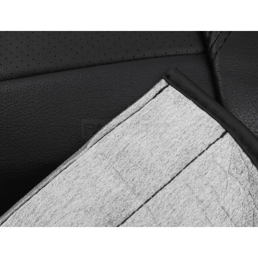 即納 日野 600系 デュトロ １型 標準ダブルキャブ ヘッドレスト一体型 フロント レザー シートカバー 運転席 助手席 セット */151-24_画像5