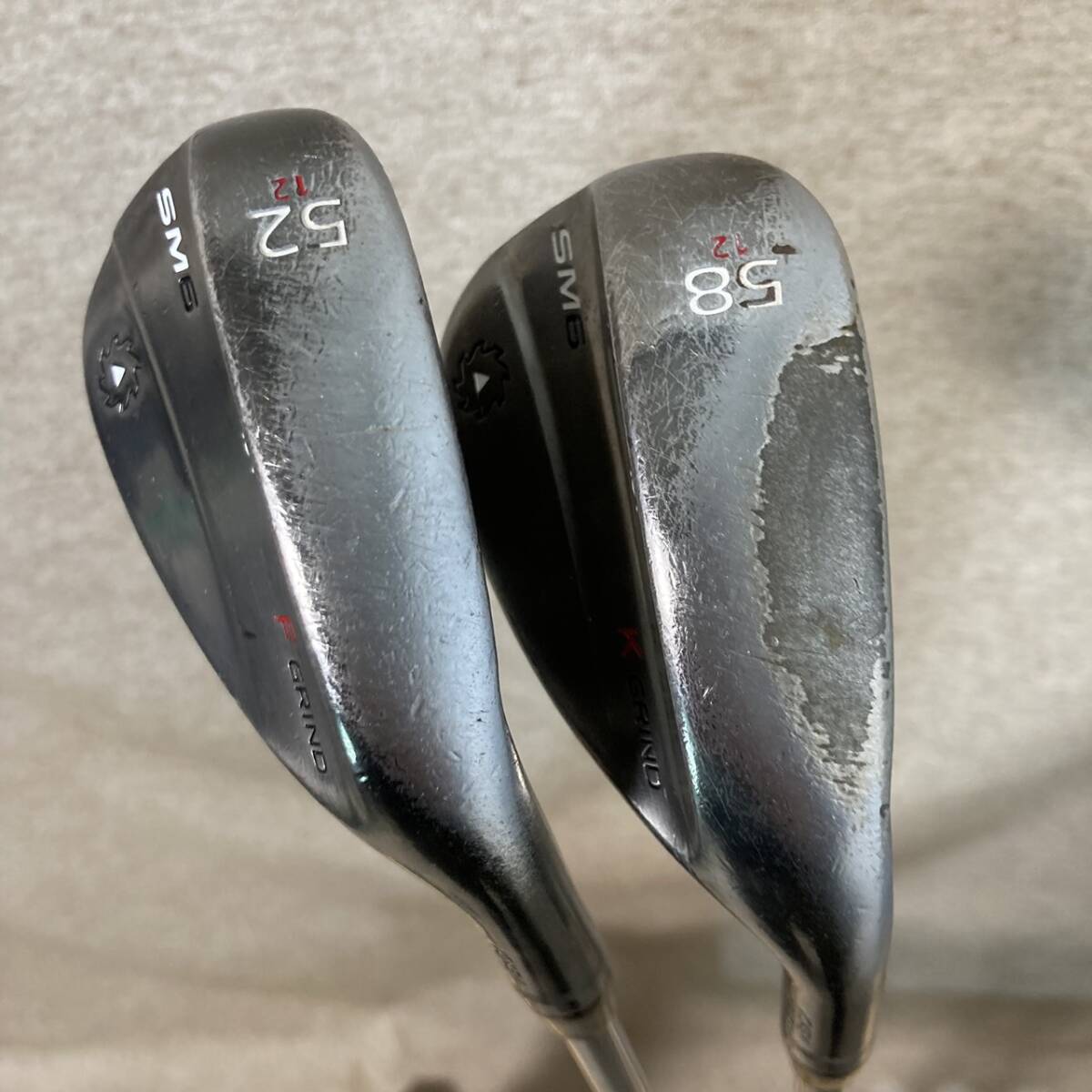 Titleist タイトリスト ウェッジ2本セット VOKEY DESIGN ボーケイデザイン SM6 52/12 58/12 N.S.PRO950GH Flex-Sの画像4