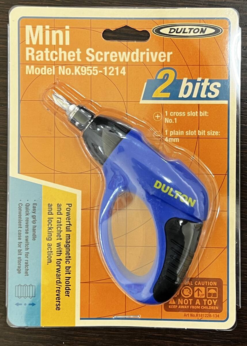 ＃13471　DULTON ダルトン MINI RATCHET SCREWDRIVER ミニ ラチェット スクリュードライバー_画像1