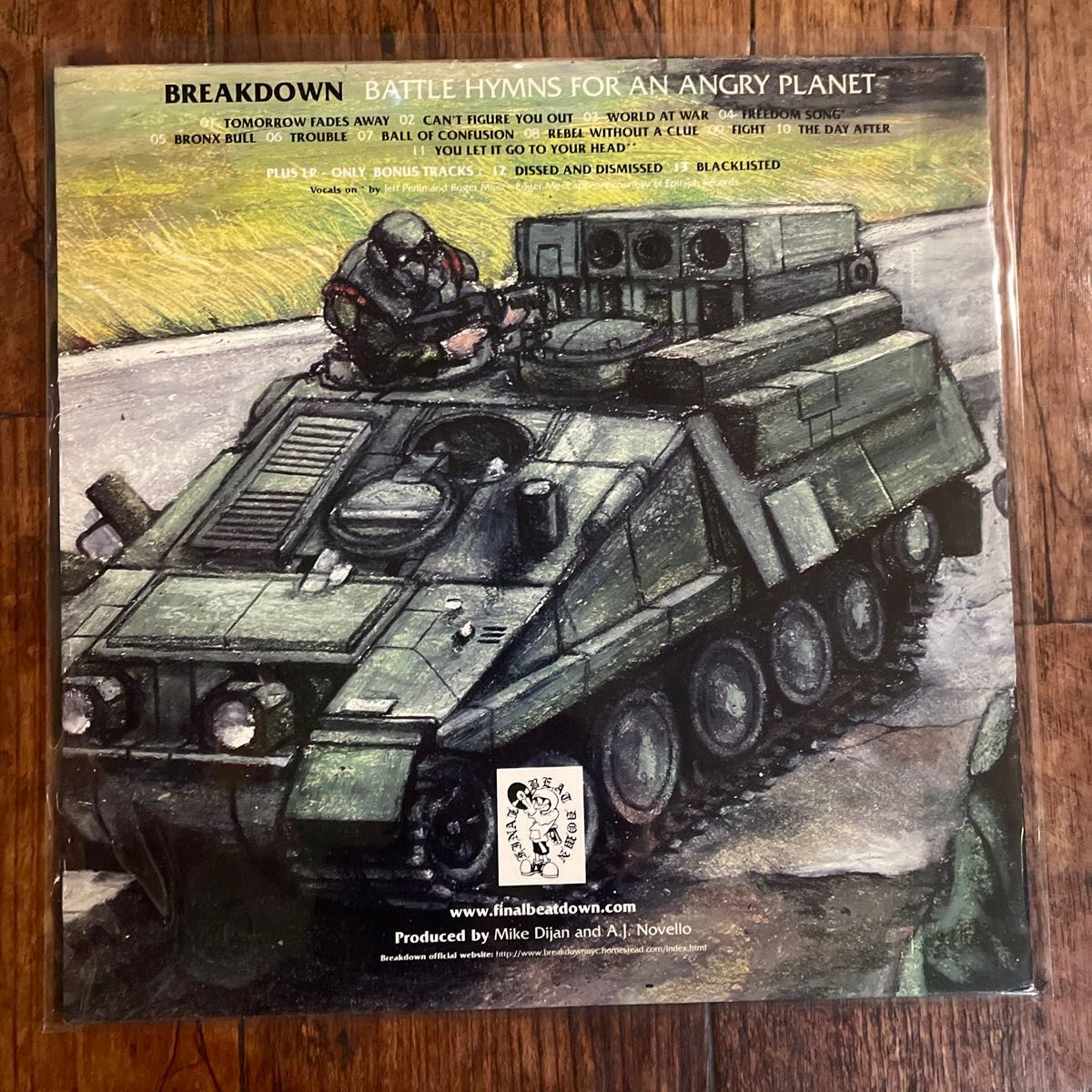 BREAKDOWN - Battle Hymns For An… nyhc LP レコード　ハードコア