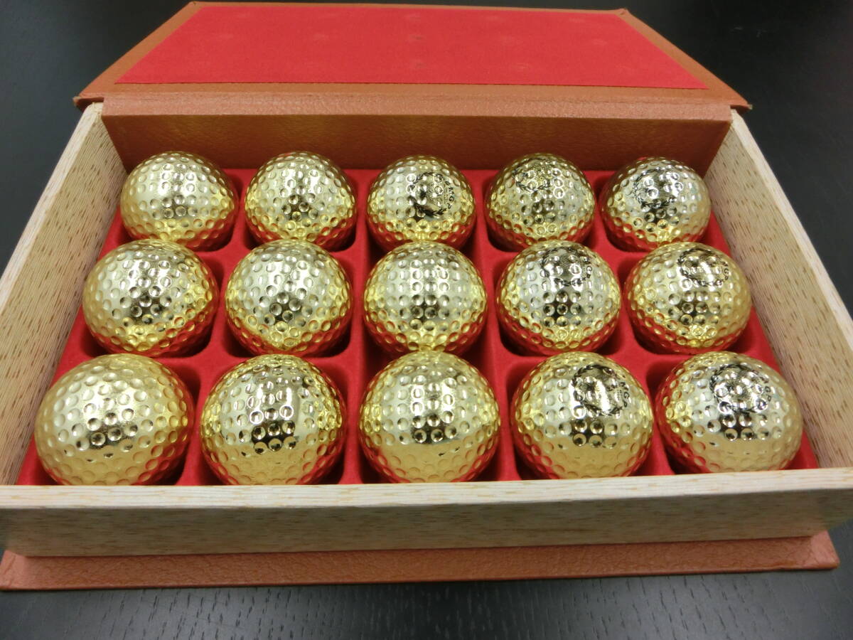 未使用品　CMGP　Special　Golf　Balls　金色（ゴールド　ゴルフボール）　１５個　_画像9