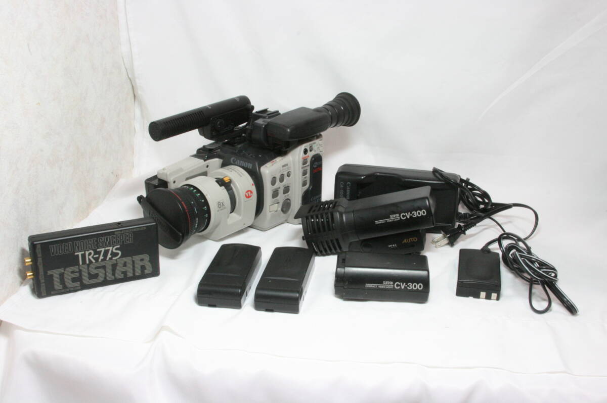 キヤノン 8mmビデオカメラ LX-1 レンズ付き TR-77S ジャンク [4c05]の画像9