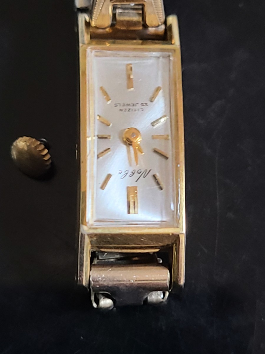 B2402-03-14  ジャンク シチズン 14ｋ刻印あり 手動巻き  腕時計 ゴールドの画像1