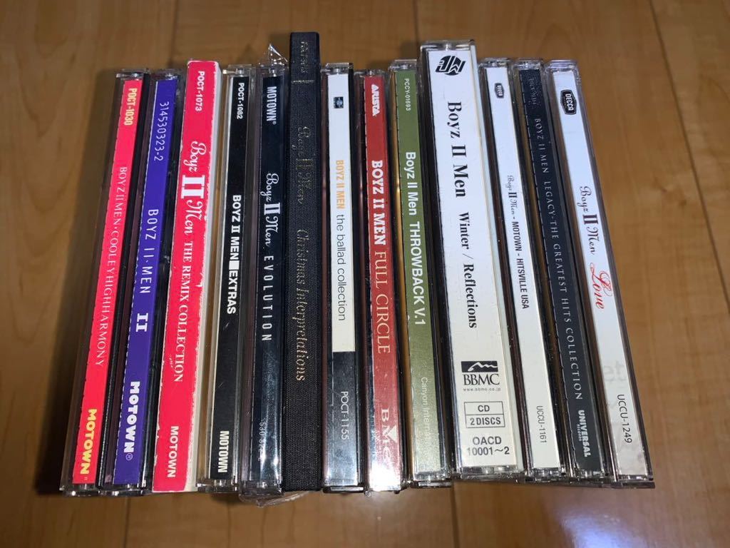 【即決送料込み】Boyz Ⅱ Men 13作品 / ボーイズⅡメン / Ⅱ / Evolution / The Ballad Collection / Full Circle /Throwback V.1 / Legacy