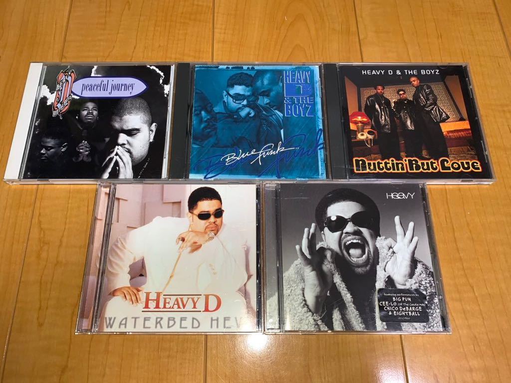 【輸入盤CD】Heavy D. & The Boyz 関連アルバム5枚セット / ヘヴィD & ザ・ボーイズ / Peaceful Journey / Blue Funk / Nuttin' But Loveの画像1
