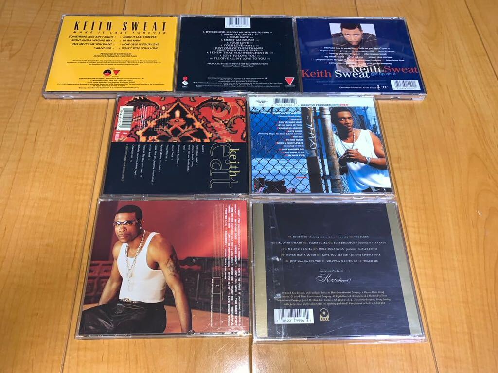 【即決送料込み】Keith Sweat アルバム7枚 / キース・スウェット / I'll Give All My Love To You / Get Up On It / Still In The Game