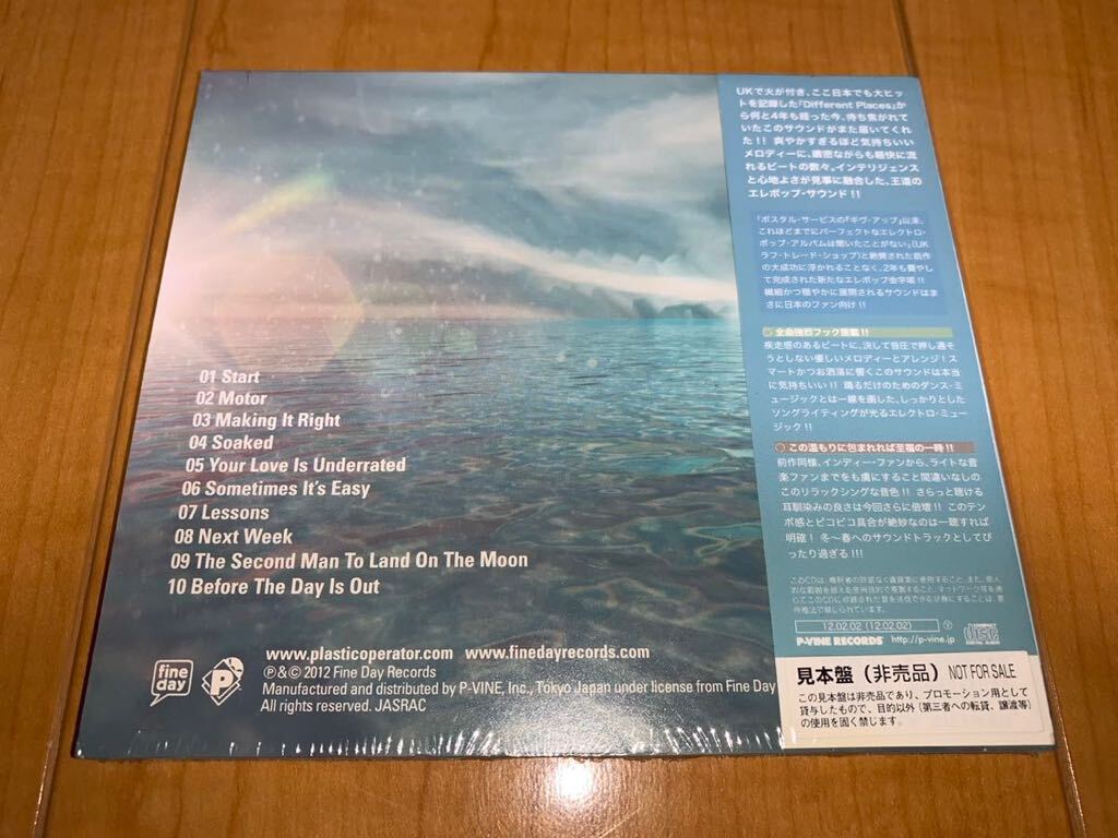 【国内盤未開封CD】プラスティック・オペレーター / Plastic Operator / ビフォア・ザ・デイ・イズ・アウト / Before The Day Is Out_画像2