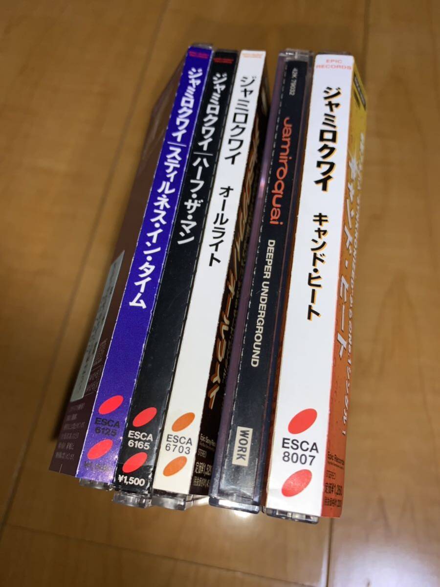 【中古CD】Jamiroquai シングル5枚セット / ジャミロクワイ / Stillness In Time / Deeper Underground / Canned Heat_画像3