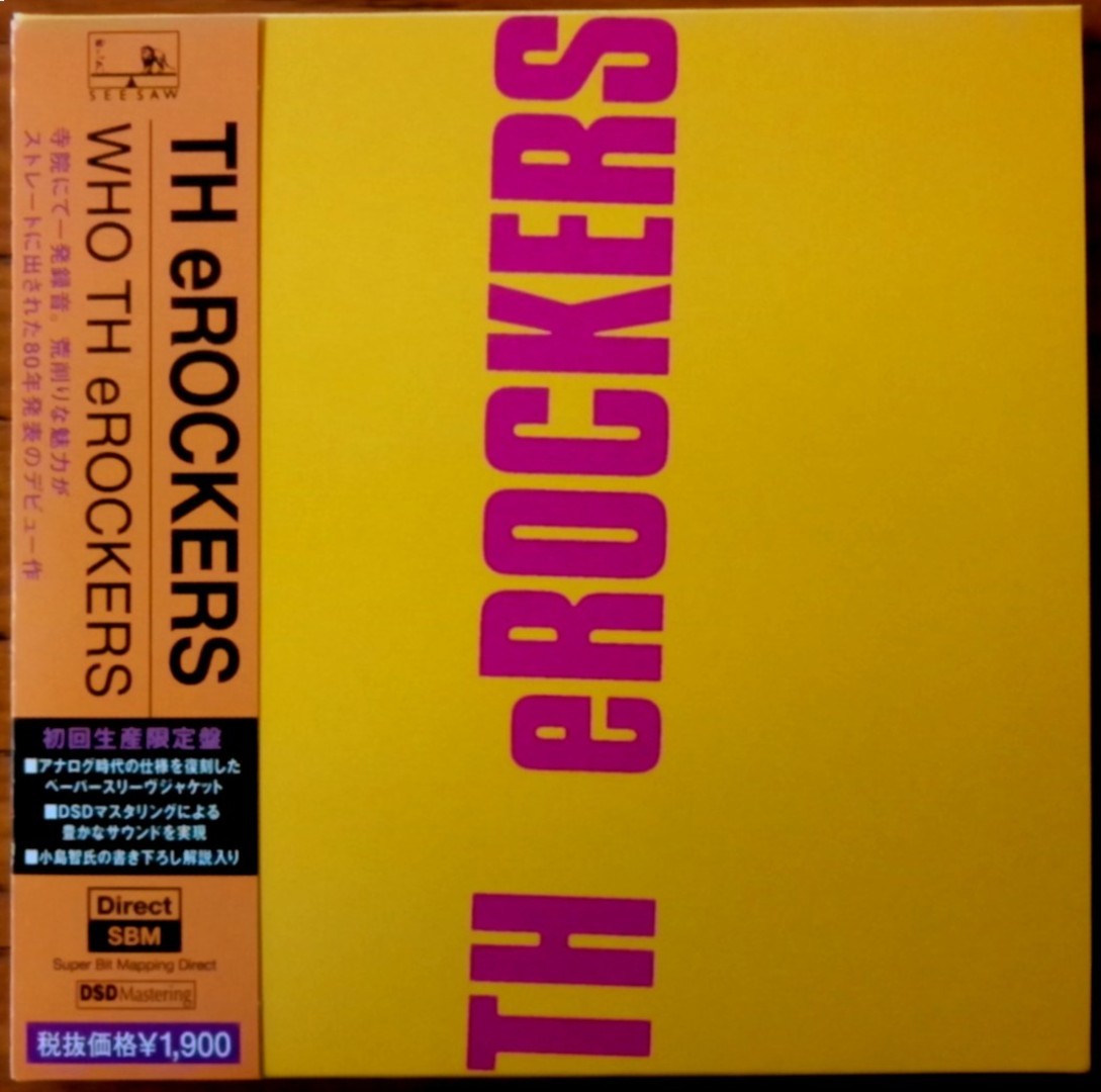 紙ジャケCD：TH eROCKERS / ザ・ロッカーズ： WHO TH eROCKERS / フー・ザ・ロッカーズ : ファースト・アルバム_画像1