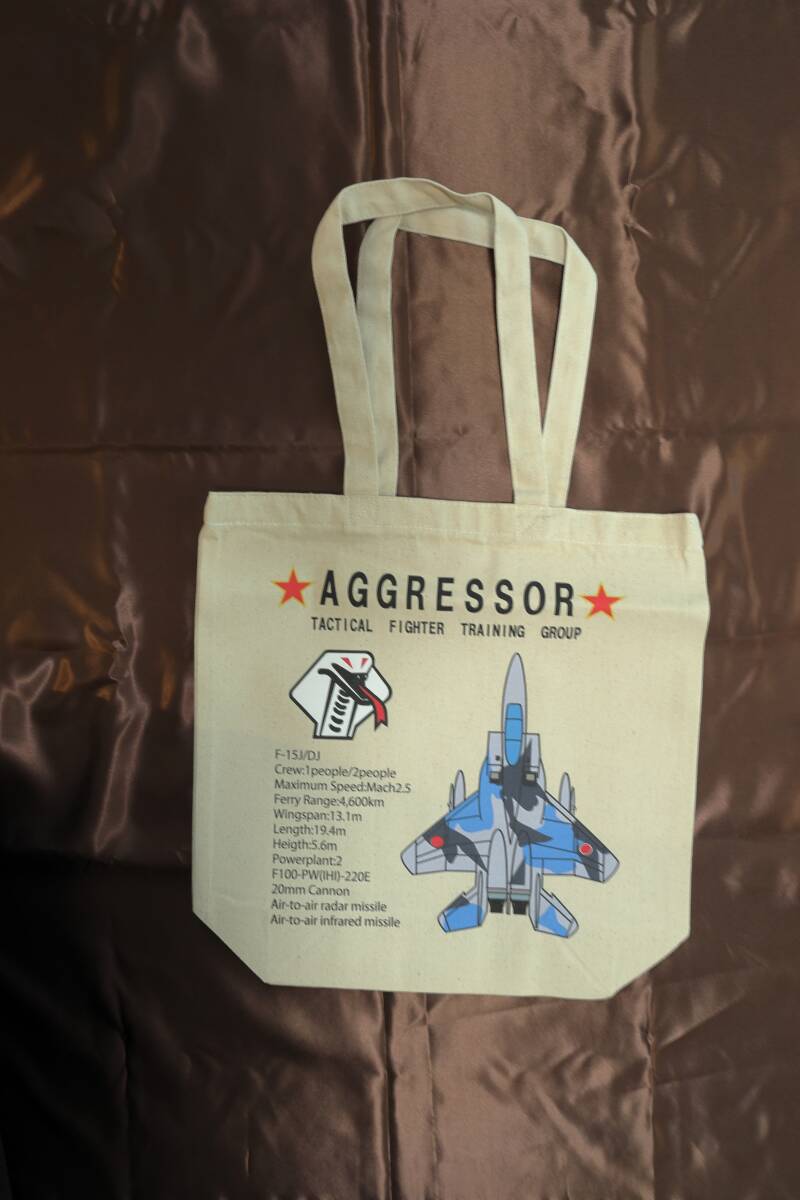 F15 アグレッサー 飛行教導群 トートバッグ 非売品 小松基地 航空祭 送料負担 の画像1