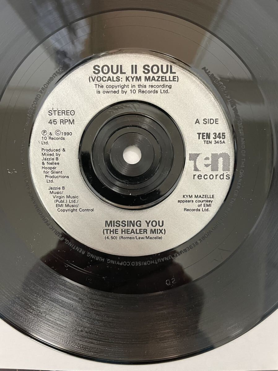 Soul II Soul／Missing You (良品盤７) 10枚まで送料230円_画像3