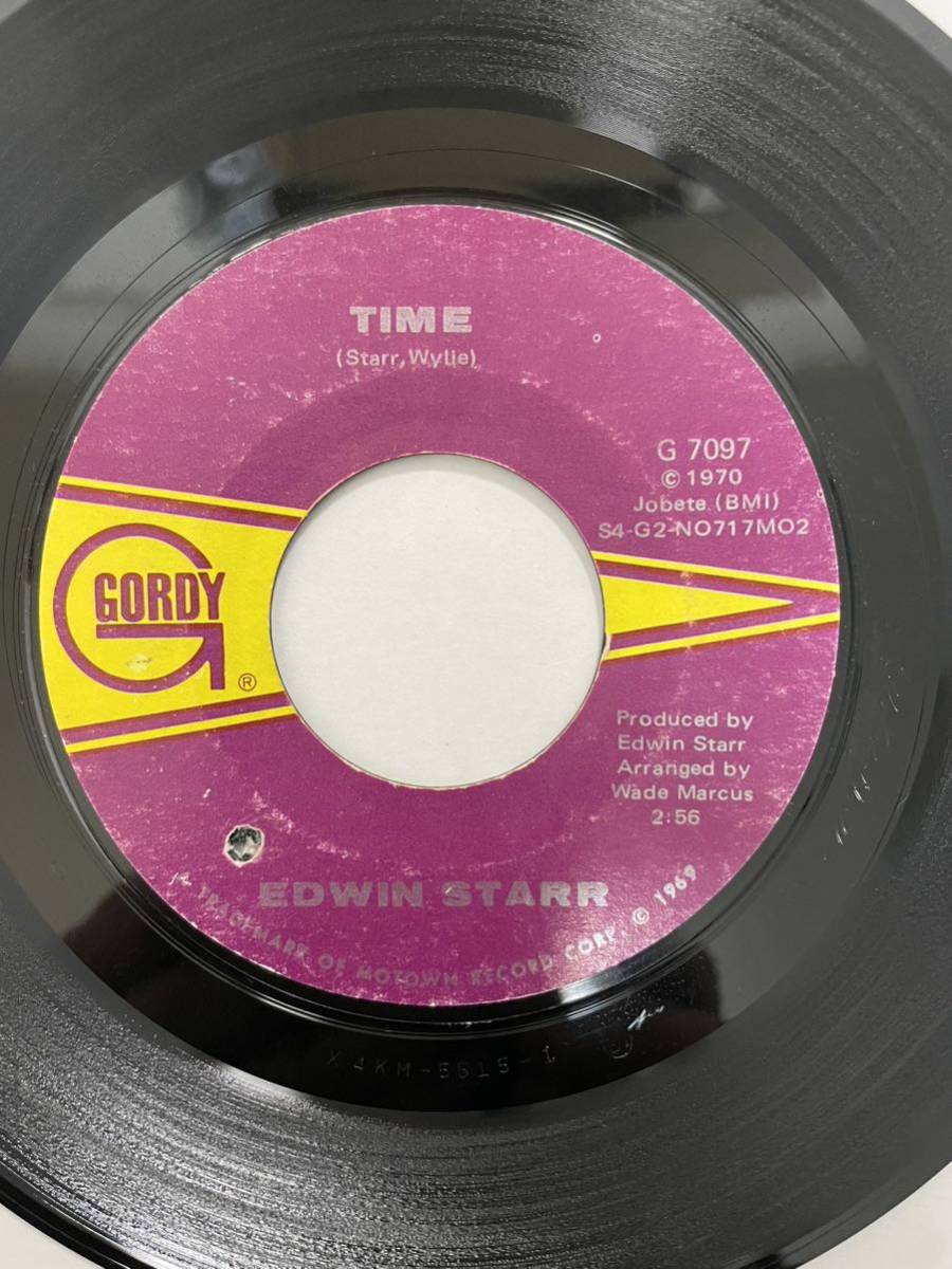 レア！NORTHERN SOUL45★EDWIN STARR／Time／Running Back and Forth (７) 10枚まで送料230円の画像1