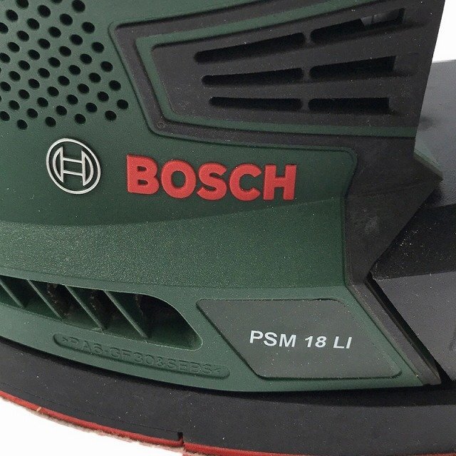 【送料無料☆彡比較的綺麗です】 BOSCH ボッシュ 18V 吸じんマルチサンダー PSM18LIH 本体のみ 製造年月日 2016年1月 86732の画像9