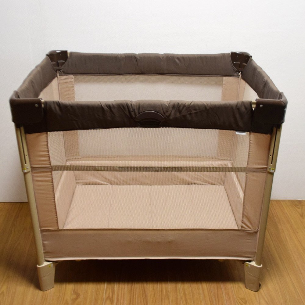  Aprica crib here flannel 66041 cocoa withstand load 13kg till when using size W1041×D737×H940mm play yard Aprica