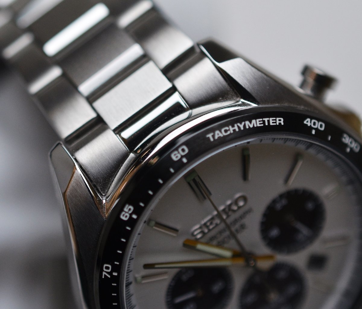 極美品 SEIKO クロノグラフ ソーラー 腕時計 SBPY165 V175-0FA0 セイコー セレクション Sシリーズ_画像5