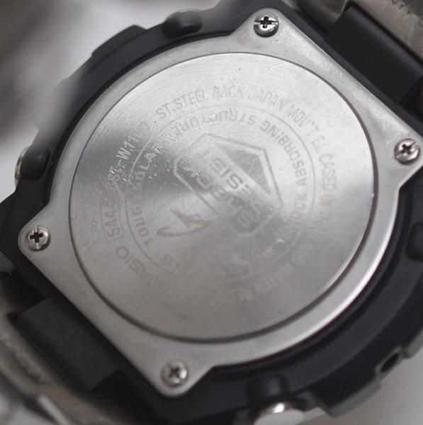 CASIO G-SHOCK G-STEEL タフソーラー 腕時計 GST-W110D マルチバンド6 Gショックの画像5