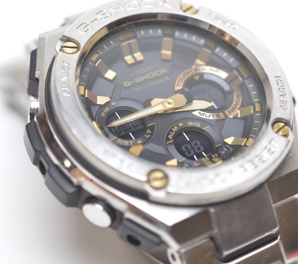 CASIO G-SHOCK G-STEEL タフソーラー 腕時計 GST-W110D マルチバンド6 Gショックの画像3