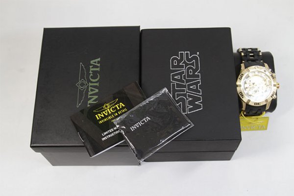 【未使用】【1円スタート】 INVICTA STAR WARS インビクタ スターウォーズ C-3PO メンズ クォーツ 腕時計 26549　(5937)_画像10