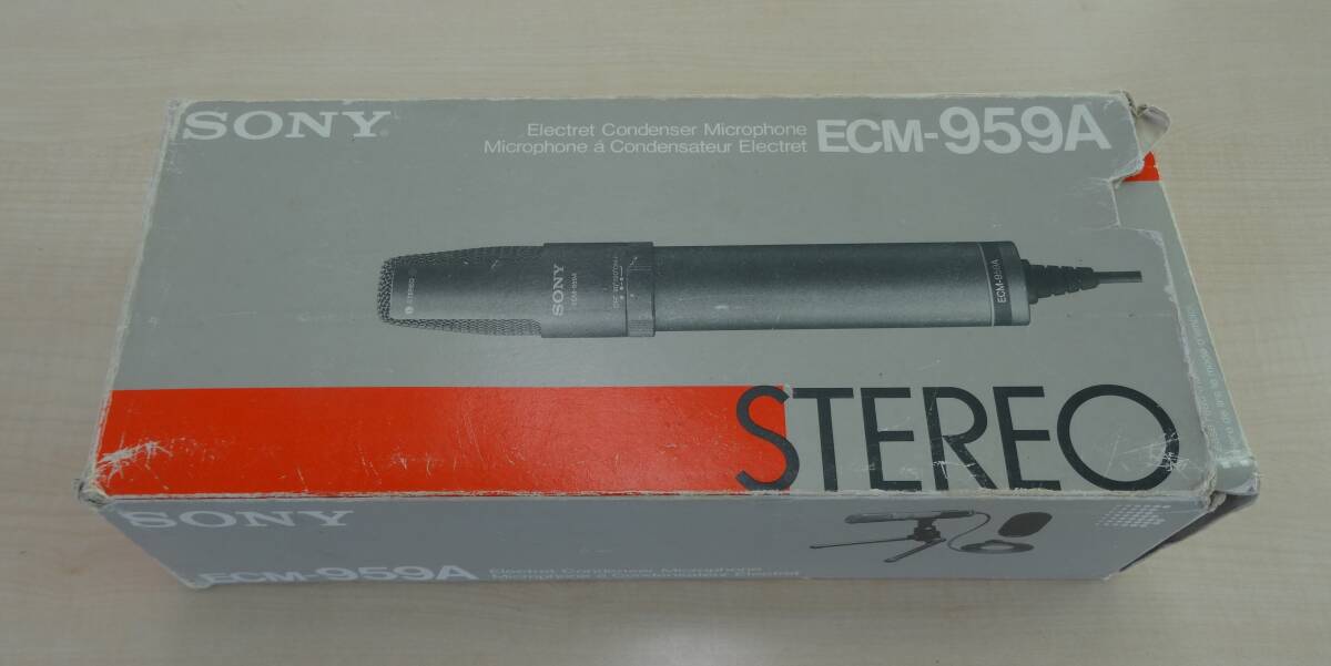  beautiful goods **SONY Sony ECM-959A condenser microphone operation verification ending **