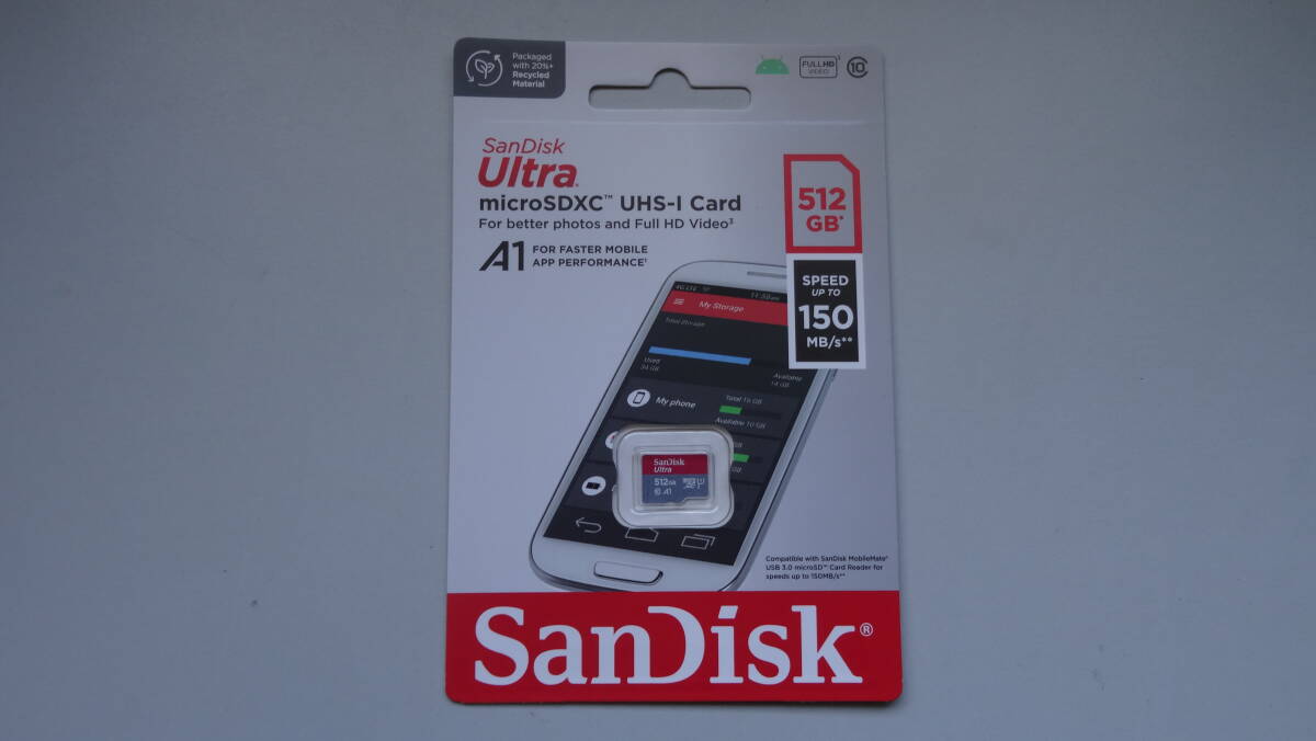 新品・未開封品★★SanDisk ( サンディスク ) 512GB ULTRA microSDXC UHS-I★★の画像1