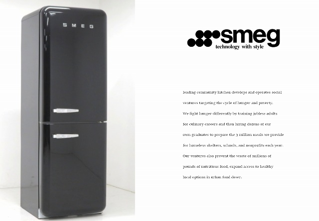 *r6j636*smeg*SMEG* Италия производства * 2 двери * рефрижератор рефрижератор *FAB32JNE* черный * retro *50s retro серии осмотр Space Age плоскодонная лодка n