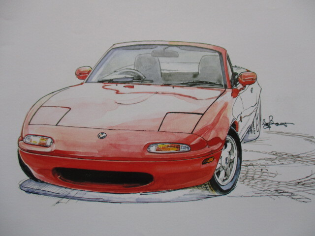 【送料無料】MAZDA　マツダ　EUNOS ユーノスロードスター　カタログ　１９８９’　NA６C　初期型 １６００_画像10