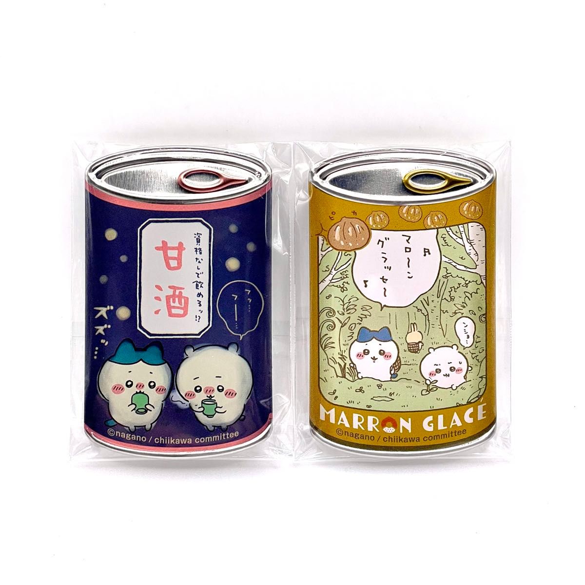 ちいかわ mitamemo 缶バッジ 2点 甘酒 マロングラッセ ハチワレ ちいかわ mitamemo 缶バッジ 2点 甘酒 マロングラッセ ハチワレ