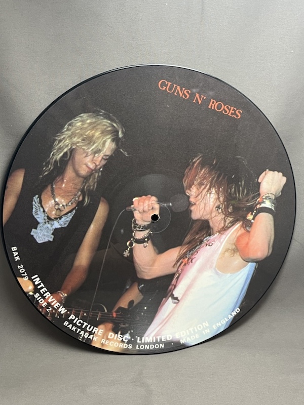 【LP】GUNS N' ROSES/LIMITED EDITION INTERVIEW PICTURE DISC ガンズ　ガンズ・アンド・ローゼズ_画像4